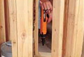 Attach sill plate to concrete